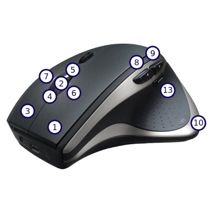 logitech mouse mac button mapping